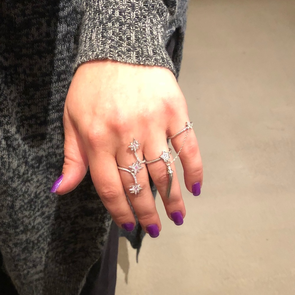 MEGA๐ตCz silver ring-5๐ 2 left - Picture 7 of 9